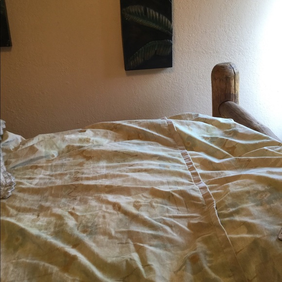 🏜️ Duvet SOUTHWEST Muted Abstract Water Colourish EUC 🏜️ - Picture 6 of 16